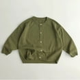 thumbnail image 1 of LIaqionyy Girl Cardigan Sweater Long Sleeve Button up Tops Toddler Knit School Uniforms Lightweight Outerwear, 1 of 2