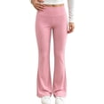 thumbnail image 1 of LIaqionyy Girl's Leggings Flare Pants High Waisted Yoga Bootcut Pant Kids Full Length Bell Bottoms Legging, 1 of 8