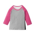thumbnail image 1 of LIaqionyy Girls 3/4 Sleeve Shirt Kids Casual Loose T Shirts Crew Neck Tunic Blouse Christmas Tops, 1 of 6