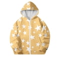 thumbnail image 1 of LIaqionyy Girls Hoodie Zip up Sweatshirts Jackets Fashion Lightweight Outerwear Kids Casual Long Sleeve Jacket with Pockets, 1 of 5
