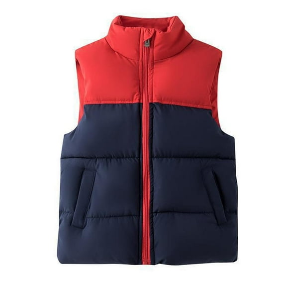 LIaqionyy Girls Puffer Vest Coat Warm Winter Sleeveless Kids Jacket Cute Outerwear with Pockets 3-12 Years