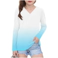 thumbnail image 1 of LIaqionyy Girls Shirts Long Sleeve Blouse Kids Soft Cute Fall Tops Loose Basic Tees Casual Pullove Top, 1 of 7