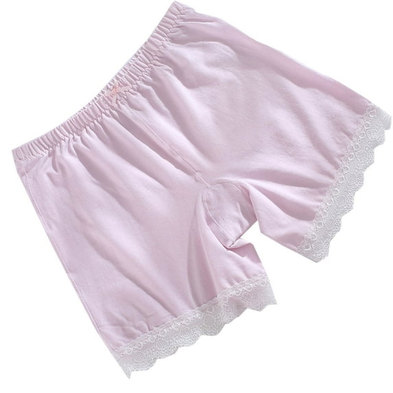 LIaqionyy Girls Shorts Dance Lace Undershorts Stretchy Soft Cotton Athletic Running Bike Shorts