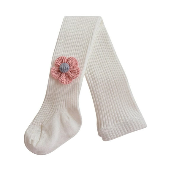 LIaqionyy Girls Tights Toddler Knit Cotton Leggings Stockings Girls Bows Knot Footed Pantyhose Pants