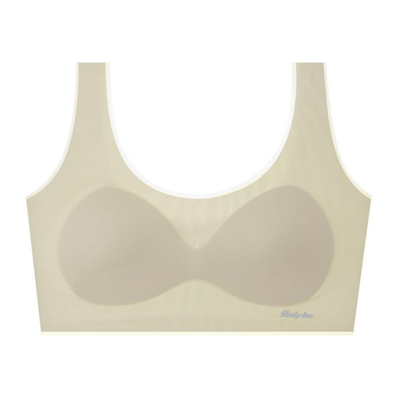 LIaqionyy Girls Wireless Bra Casual Stretchy Padded Sports Running Bras Child Plus Size Full Coverage Underwear