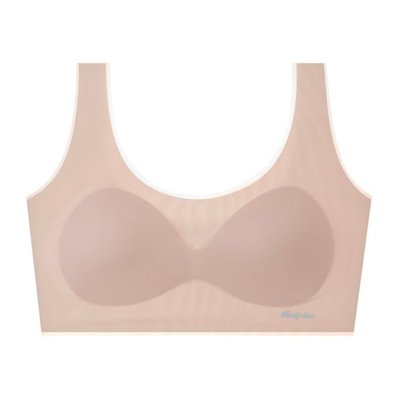 LIaqionyy Girls Wireless Bra Casual Stretchy Padded Sports Running Bras Child Plus Size Full Coverage Underwear