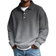 thumbnail image 1 of LIaqionyy Golf Shirts for Men Collared Long Sleeve Shirt Comfort Button down Textured Casual Lightweight Sweatshirt, 1 of 2