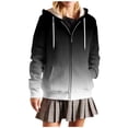 thumbnail image 1 of LIaqionyy Hoodie for Women Oversize Sweatshirts Jacket Casual Fleece Lined Jackets Winter Coats Fall Fashion Clothes, 1 of 7