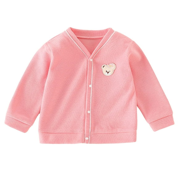 LIaqionyy Kid Baby Boys Girls Sweater Knit Cardigan Fall Winter Clothes Children Cute Long Sleeve Buttons Outwear