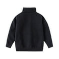 thumbnail image 1 of LIaqionyy Kids Turtleneck Sweaters Warm Knit Pullover Toddler Long Sleeve Solid Color Sweater Boys Girls, 1 of 3