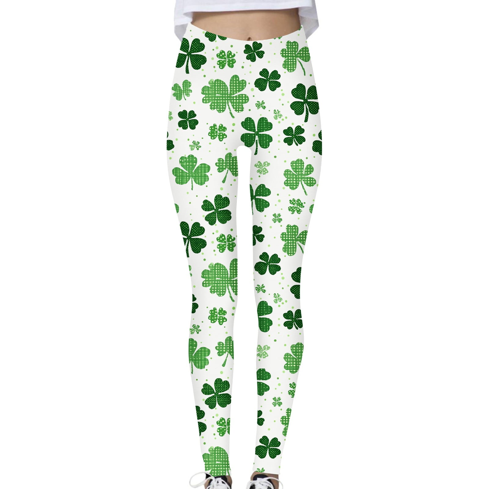 Leprechaun St Patrick's Day Pattern Print Women Leggings