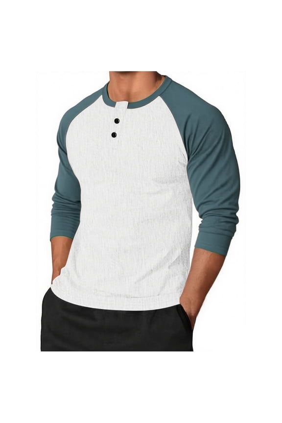Men's Long Sleeve T Shirts Crew Neck Tops Lightweight Comfortable Casual Tees Shirt Clothes
