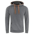thumbnail image 1 of LIaqionyy Men's Pullover Hoodie Sweatshirts Long Sleeve Drawstring Casual Loose Athletic Gym Sweatshirt with Pocket, 1 of 5
