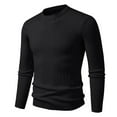 thumbnail image 1 of LIaqionyy Men's Sweater Turtleneck Pullover Tops Knitted Fall Winter Warm Pullover Slim Basic Sweater M-3XL, 1 of 3
