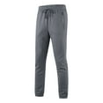 thumbnail image 1 of LIaqionyy Men's Sweatpants Workout Pants with Zipper Pockets Elastic Waist Pant for Men Exercise Jogging, 1 of 4
