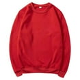 thumbnail image 1 of LIaqionyy Men's Sweatshirt Men Crewneck Shirts Pullover Fall Casual Workout Sweatshirts Solid Color Clothes, 1 of 3