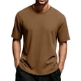 thumbnail image 1 of LIaqionyy Mens Big and Tall Shirt Short Sleeve Crew Neck Tops Solid Color Casual Loose Gym Workout Oversize T Shirts M-8XL, 1 of 7