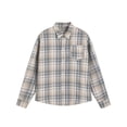 thumbnail image 1 of LIaqionyy Mens Big and Tall Shirts Formal Button down Plaid Long Sleeve Dress Shirt Work Business Casual Tops, 1 of 7