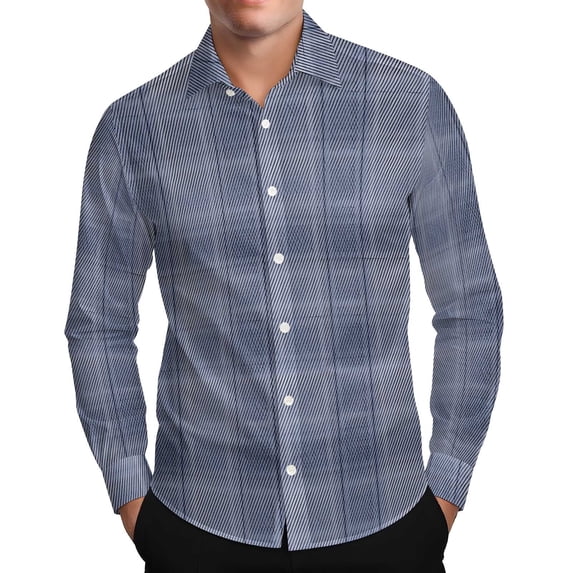 LIaqionyy Mens Button down Shirts Plaid Long Sleeve Dress Shirt Casual Business Collared Work Christmas Tops