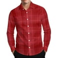 thumbnail image 1 of LIaqionyy Mens Button down Shirts Plaid Long Sleeve Dress Shirt Casual Business Collared Work Christmas Tops, 1 of 7
