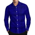 thumbnail image 1 of LIaqionyy Mens Button down Shirts Plaid Long Sleeve Dress Shirt Casual Business Collared Work Christmas Tops, 1 of 7