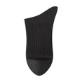 thumbnail image 1 of LIaqionyy Mens Dress Crew Socks Cotton Solid Color Ribbed Classic Business Soft Breathable Casual Sock, 1 of 6