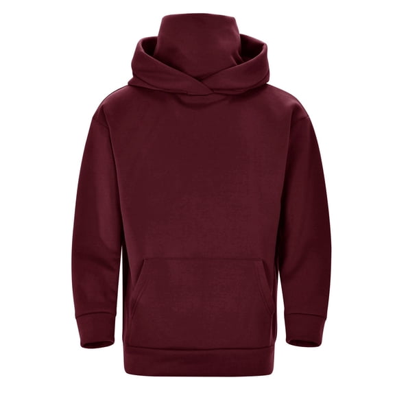 LIaqionyy Mens Hooded Sweatshirt Casual Mock Neck Hoodies Pullover Sweatshirts Long Sleeve Shirts with Pocket