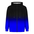 thumbnail image 1 of LIaqionyy Mens Hoodie Sweatshirts Full Zip Jacket Winter Long Sleeve Drawstring Outerwear with Pockets, 1 of 5
