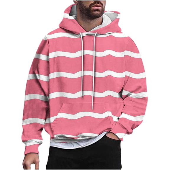 LIaqionyy Mens Hoodie Sweatshirts Plus Size Casual Pullover Sweatshirt Fall Christmas Clothes with Pocket