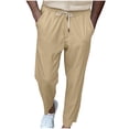 thumbnail image 1 of LIaqionyy Mens Jogger Sweatpants Pants Drawstring Workout Elastic Waist Running Breathable Jogging Pant, 1 of 6