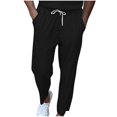 thumbnail image 1 of LIaqionyy Mens Jogger Sweatpants Pants Drawstring Workout Elastic Waist Running Breathable Jogging Pant, 1 of 6