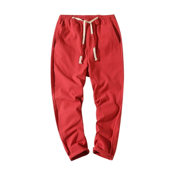 LIaqionyy Mens Sweatpants Cropped Pants Cotton Open Bottom Straight Leg Casual Yoga Pant with Pocket M-5XL