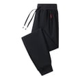 thumbnail image 1 of LIaqionyy Mens Sweatpants Straight Leg Open Bottom Joggers Running Casual Yoga Pants with Zipper Pockets, 1 of 5