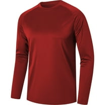 LIaqionyy Mens Thermal Underwear Tops Base Layer Crew Neck Long Sleeve Winter Stretchy Slim Undershirt