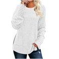 thumbnail image 1 of LIaqionyy Shirts for Women Crewneck Fall Casual Outfits Tunic Tops Loose Dressy Pullover Fashion Winter Clothes, 1 of 7