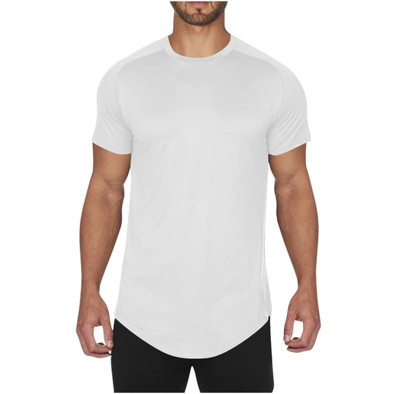 LIaqionyy Short Sleeve for Mens Gym Workout T Shirt Athletic Running Loungewear Lightweight Tops Clothes