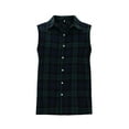 thumbnail image 1 of LIaqionyy Sleeveless Shirt for Men Plaid Button down Casual Summer Vacation Shirts Lightweight Tops Clothes, 1 of 4