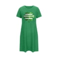 thumbnail image 1 of LIaqionyy St Patricks Day Nightgowns for Women Short Sleeve Night Shirts Sleepshirts Casual Comfy Nightdress S-5XL, 1 of 2