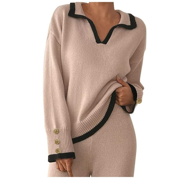 LIaqionyy Sweater for Women 's Fall Oversized Loose Knit Fashion Pullover Sweaters Cute Casual Tops Clothes