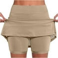 thumbnail image 1 of LIaqionyy Tennis Skirt for Women with Inner Shorts Summer Athletic Golf Skorts High Waisted Quick Dry Skirts, 1 of 6