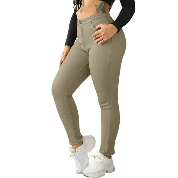 LIaqionyy Women Leggings High Waisted Fleece Lined Thermal Yoga Pants Workout Warm Winter Pant with Pocket