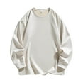 thumbnail image 1 of LIaqionyy Big and Tall Shirts for Men's Crew Neck Sweatshirts Lightweight Casual Basic Pullover Tops, 1 of 7