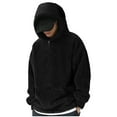 thumbnail image 1 of LIaqionyy Mens Sherpa Sweatshirts Quarter Zip Hoodie Pullover Casual Warm Sweatshirt Fall Winter Clothes with Pocket, 1 of 6