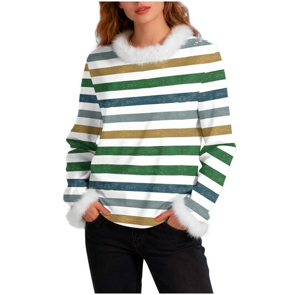 LIaqionyy Women Tops Loose Cute Shirts Dressy Casual Lightweight Work Blouse Comfy Tunic Fall Clothes