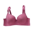 thumbnail image 1 of LIaqionyy Women's Bra No Underwire Support Adjustable Straps Full Coverage Bralette Everyday Comfort T Shirt Bras, 1 of 2