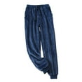 thumbnail image 1 of LIaqionyy Women's Flannel Pajama Pants Elastic Waist Fleece Comfy Soft Loungewear Winter Warm Pjs Bottom, 1 of 3