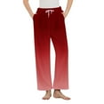 thumbnail image 1 of LIaqionyy Women's Flannel Pajama Pants Elastic Waist Fleece Loungewear Winter Warm Pjs Pant with Pocket, 1 of 7
