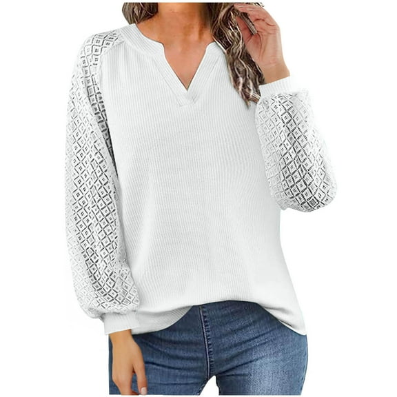 LIaqionyy Women's Long Sleeve Shirts Fall Fashion Dressy Casual Tops Trendy Blouses Work Outfits Clothes