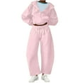 thumbnail image 1 of LIaqionyy Womens 2 Piece Sweatsuit Sets Oversized Hoodie Full Zip Sweatshirt Baggy Sweatpants Outfits with Pockets, 1 of 7