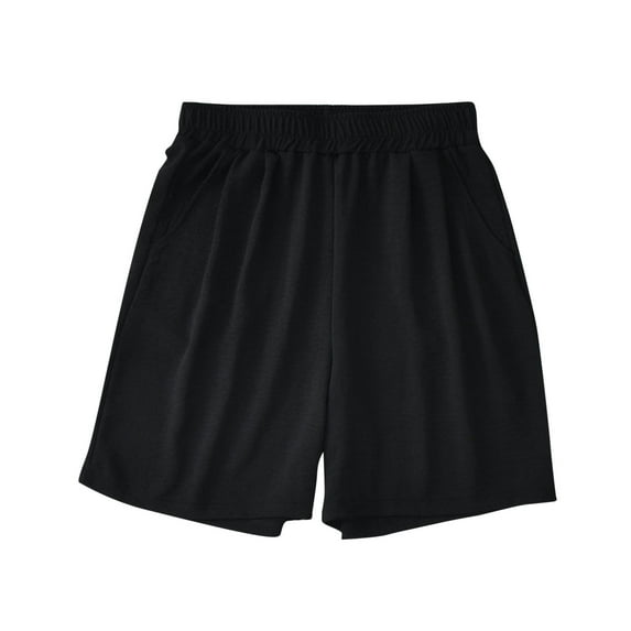 LIaqionyy Womens Casual Athletic Shorts Elastic High Waisted Short Pants Summer Lightweight Workout Shorts with Pockets